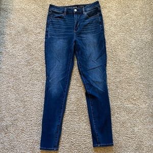 Dark wash denim jeans